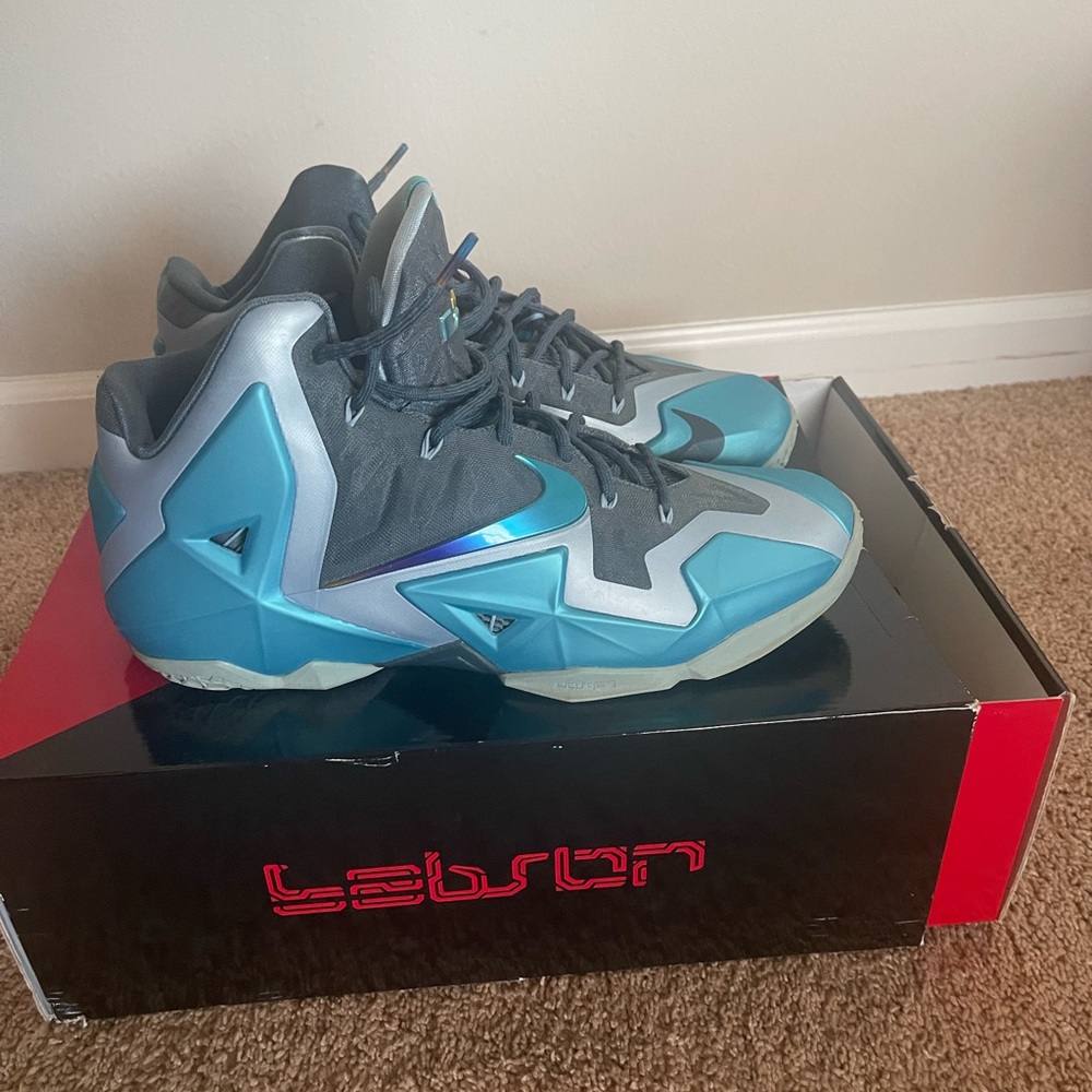 Nike LeBron 11 Gamma Blue Shoes